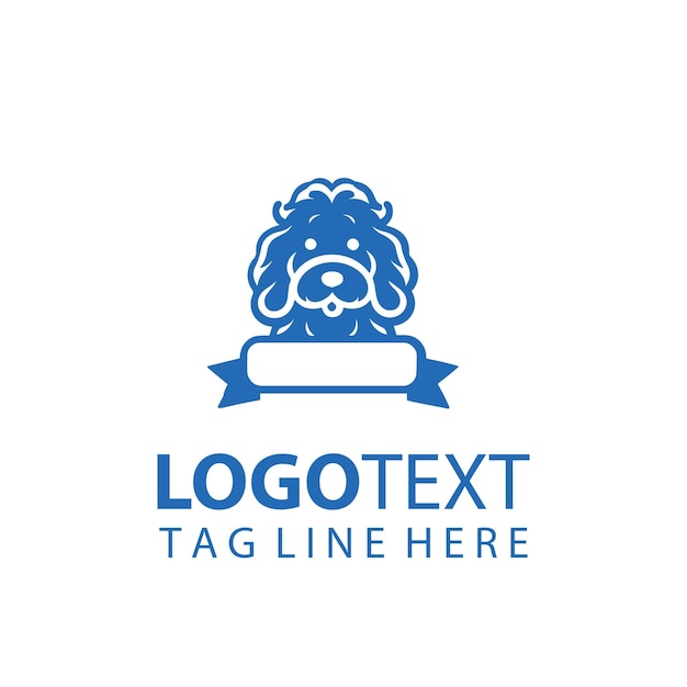 A Pet Dog Logo Vector Illustration