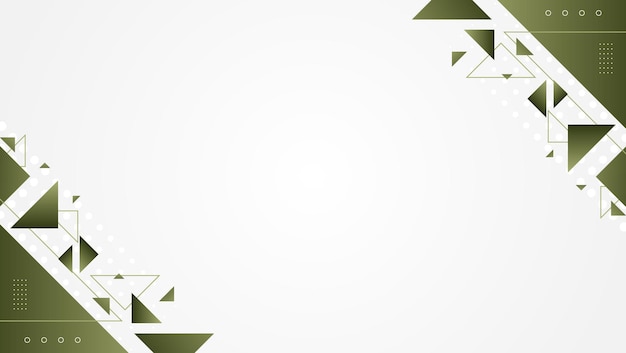 A picture of a green triangle with a white background