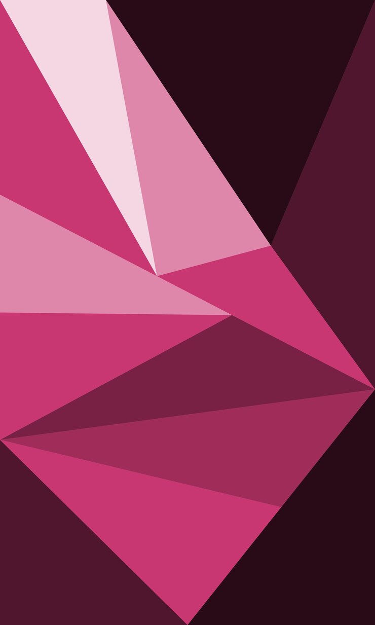 a pink and pink abstract painting of a diamond