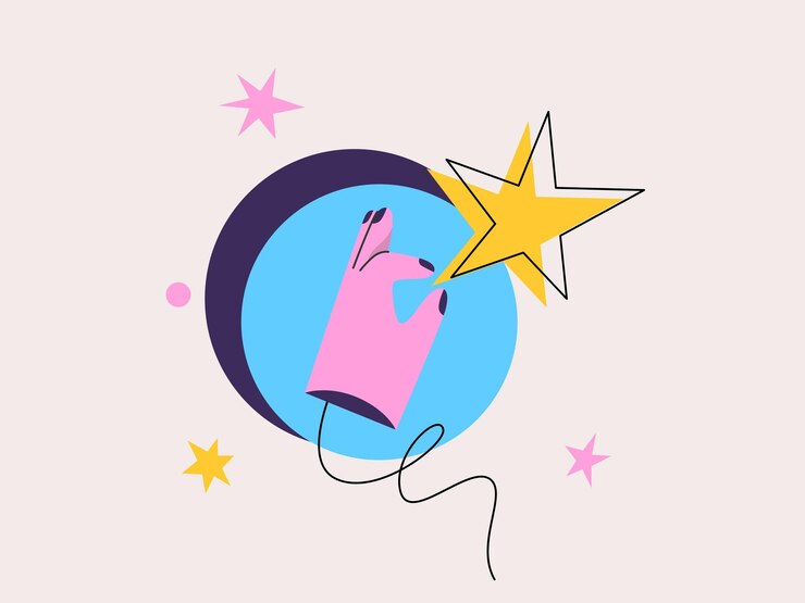 a pink pig with a pink headband and a pink pig head