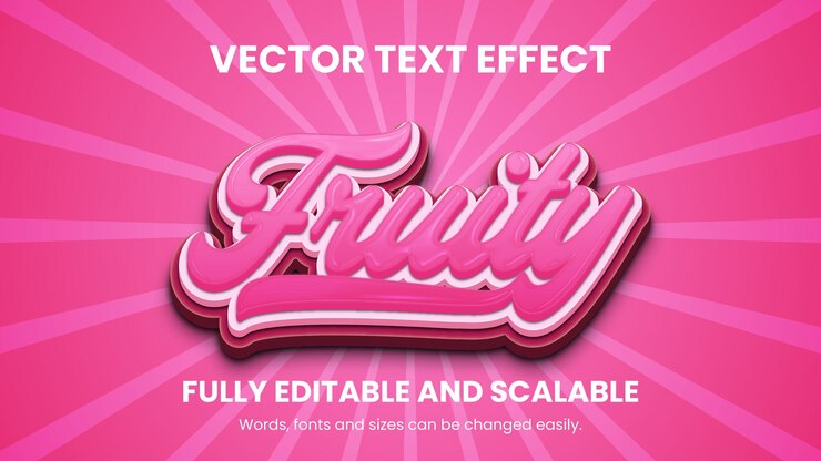 Vector a pink sign that says free effect effect