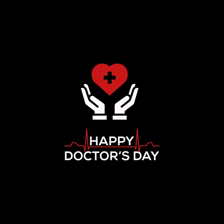 A post for social media that shows life savers Day and doctors Day