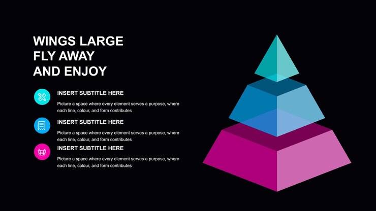 Vector a poster for a large flat pyramid with a pyramid on it
