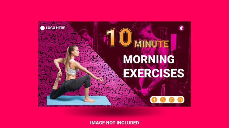 a poster for a yoga exercise with a picture of a woman doing yoga exercises