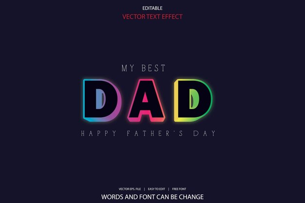 a poster for my best dad happy father's day
