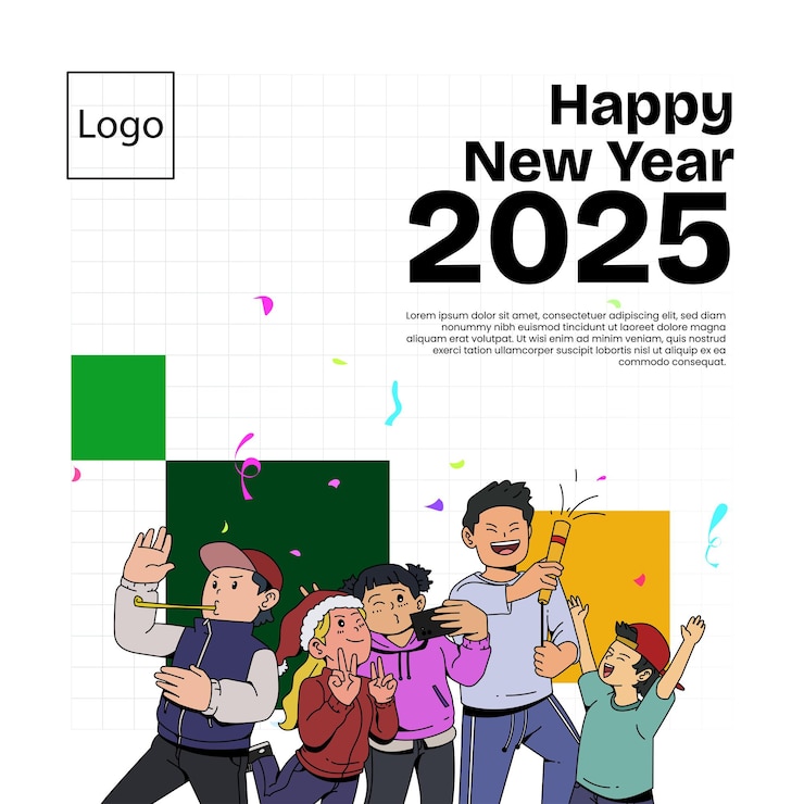 a poster for new year 2012 with a happy new year on it