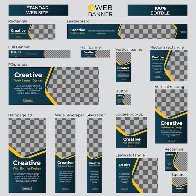 a poster that has web design on it