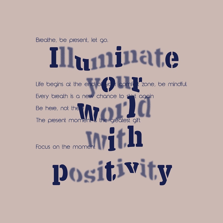 Vector a poster that says  light your memory with a positive quote