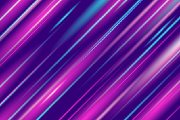 a purple background with a pink and blue striped pattern