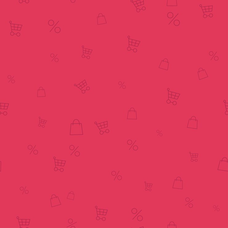 a red black friday seamless pattern sale