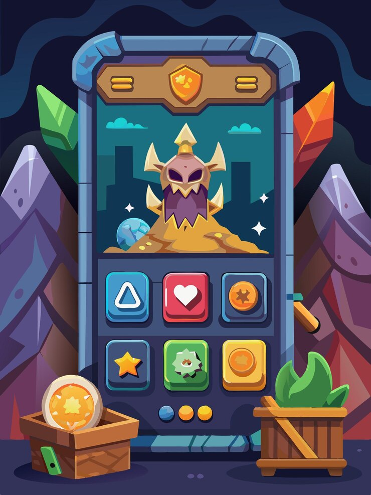 Vector a screenshot of a game called the game called the game