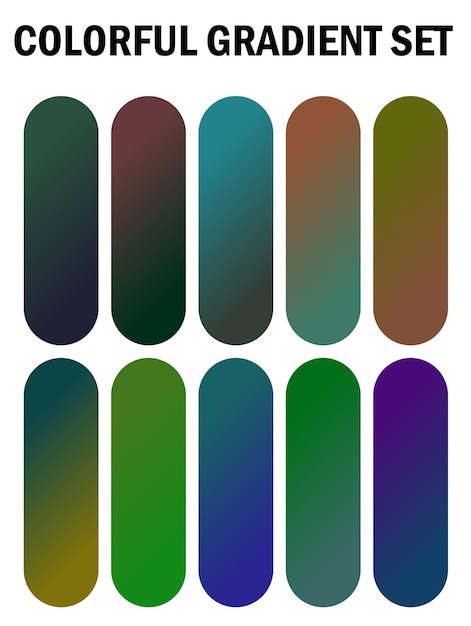 a series of different colored lines with different colors and colors
