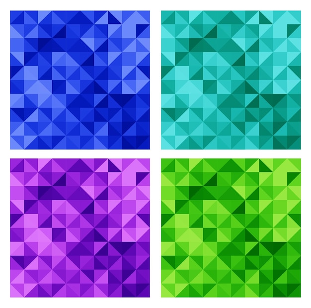 A set of vector abstract backgrounds for web