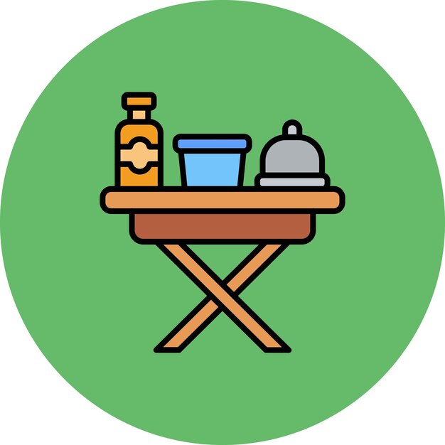 a table with a tray and a bottle of alcohol on it