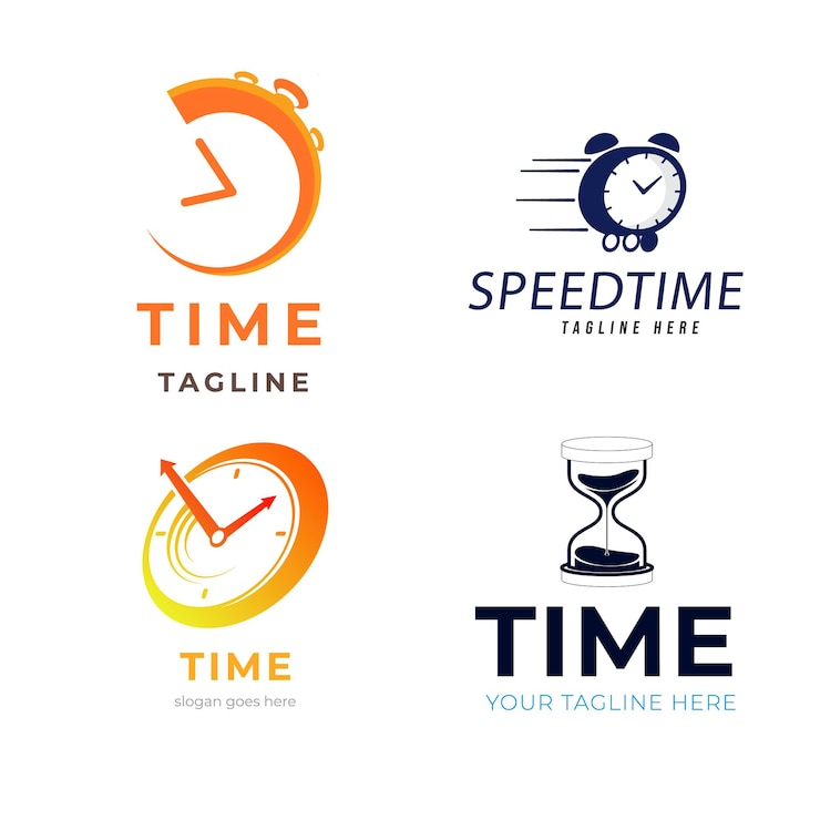 Vector a white background with a clock and the time is 3 50