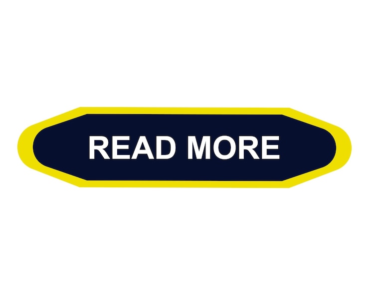 Vector a yellow and black sign that says read more more