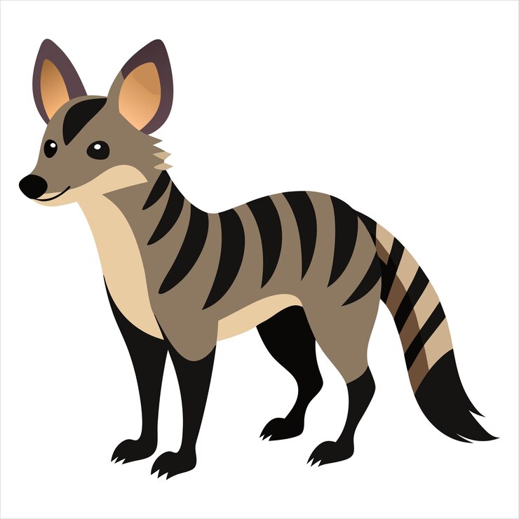 aardwolf mammal carnivore nocturnal termiteeater African hyena family cryptic shy insectivore