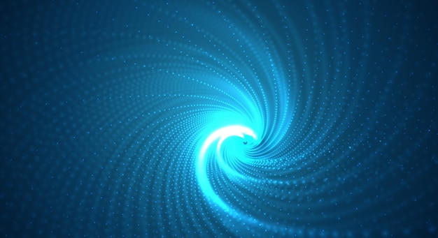 Abstract 3d vector background. space flashes, tunnel and whirlwinds.