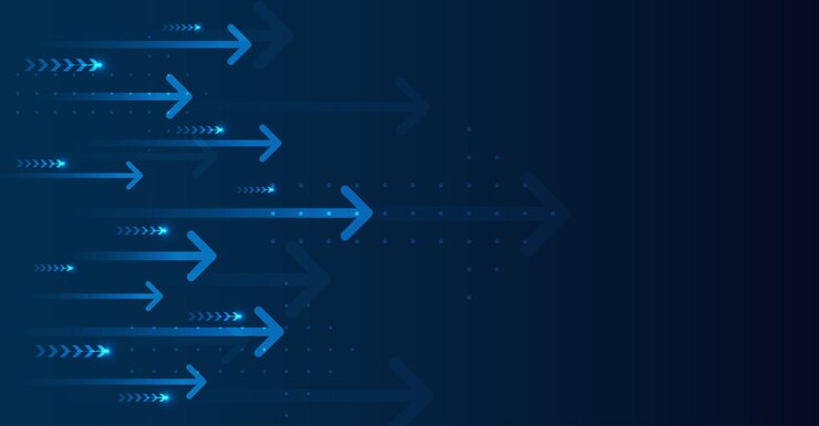 Vector abstract arrows direction