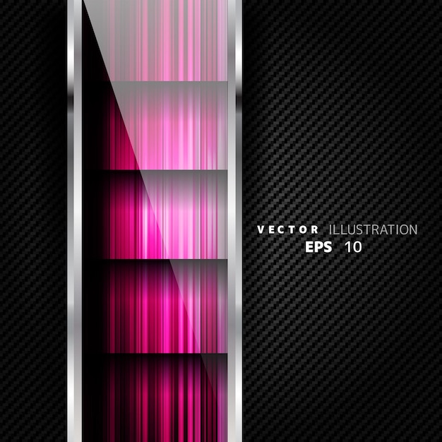 abstract bacground with carbon texture and geometric elements