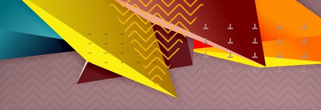 abstract background colorful minimal abstract triangle composition