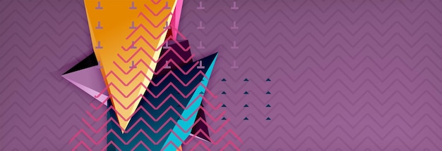 abstract background colorful minimal abstract triangle composition