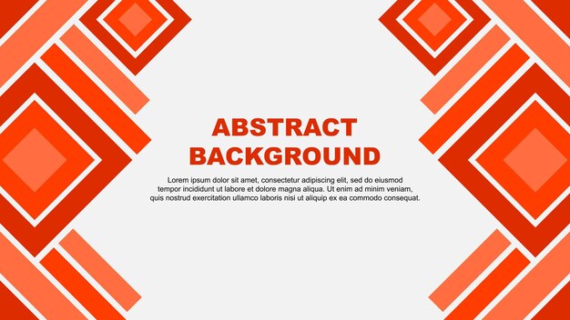 Abstract Background Design Template Abstract Banner Wallpaper Vector Illustration Abstract Deep Orange Background