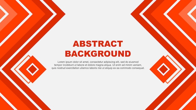 Abstract Background Design Template Abstract Banner Wallpaper Vector Illustration Abstract Deep Orange Design