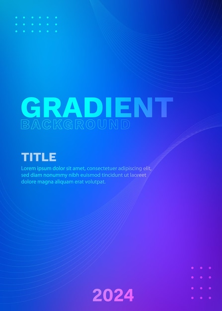 Abstract Background Gradient Vector Illustration for Graphic Designers