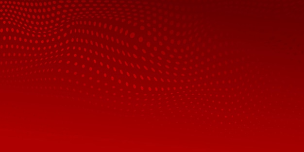 Abstract background made of halftone dots in red colors