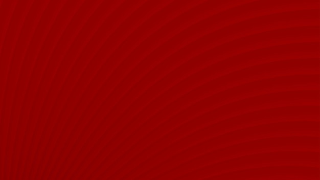 Abstract background of gradient curves in red colors