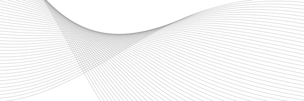 abstract background vector grey with dynamic waves for business design