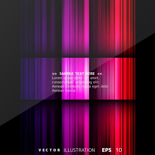 abstract background with colored lines on paper layers