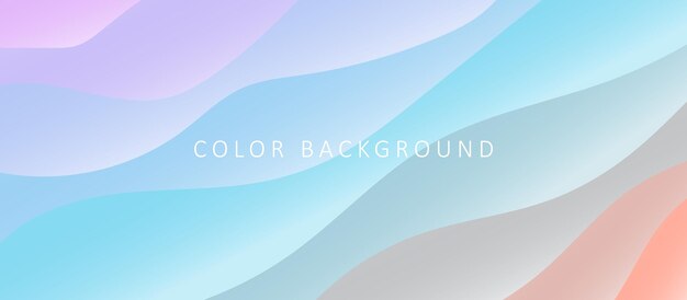 Abstract background with dynamic gradient color effect