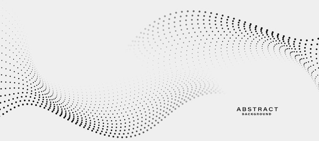 abstract background with flowing particles