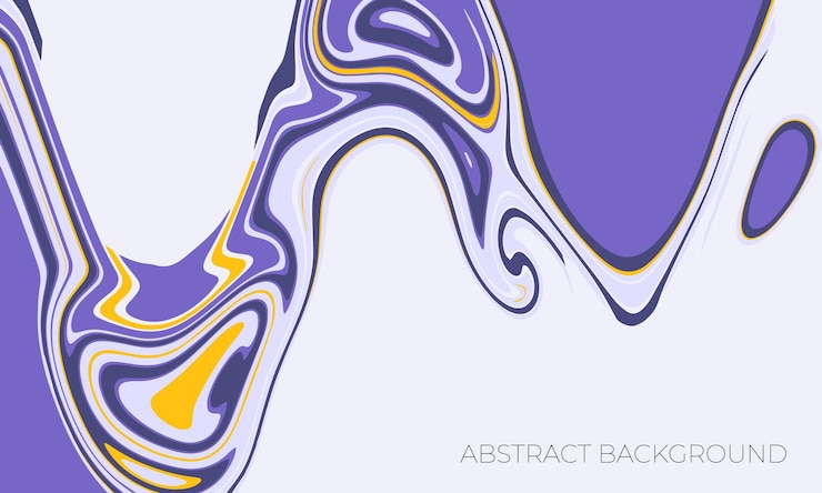 Vector abstract background with fluid painting and liquid marbling paint effect. liquid wallpaper