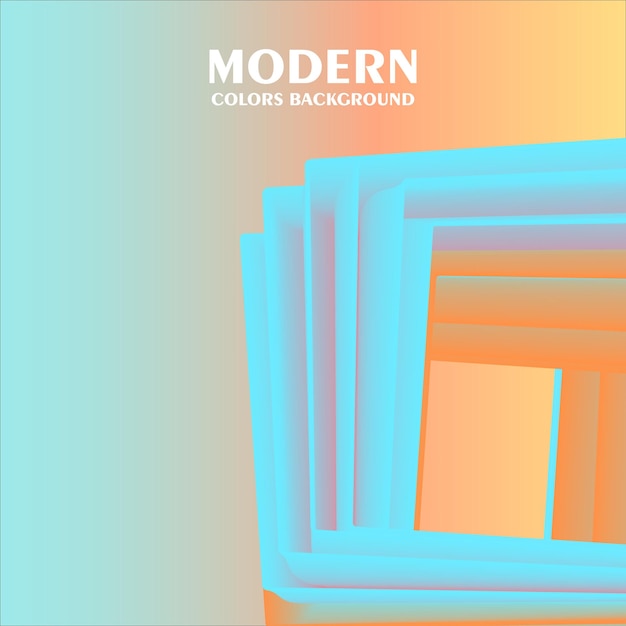 Abstract background with gradient effect Modern colorful flow poster Wave Liquid shape