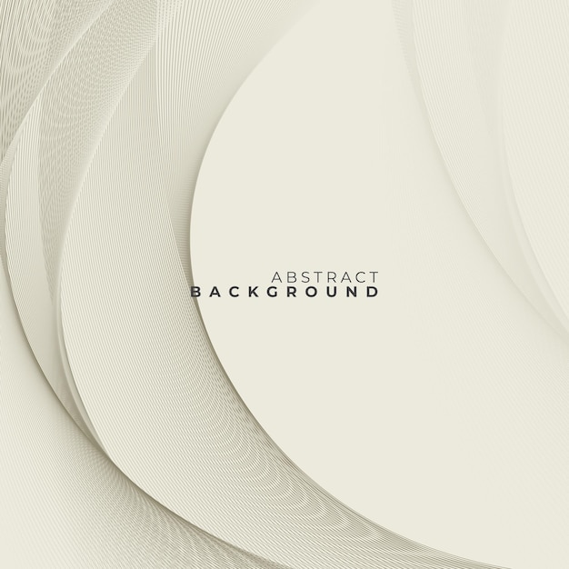 Abstract background with offwhite curved lines and a smooth gradient effect