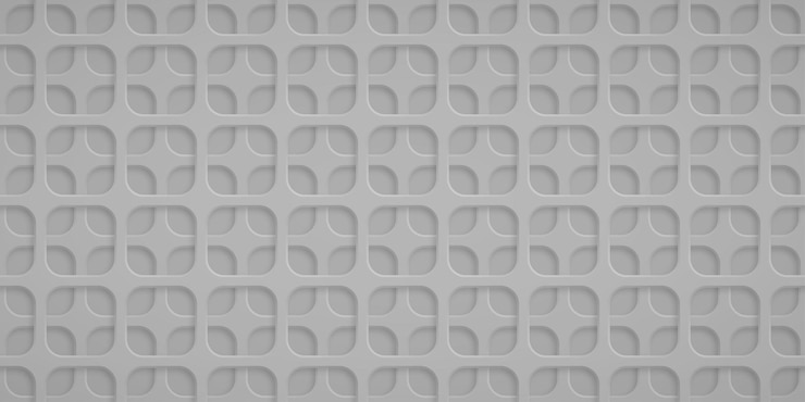 Vector abstract background with squares holes in gray colors