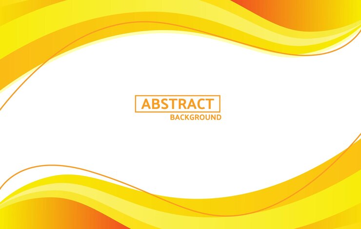 Vector abstract background yellow to orange with copy space