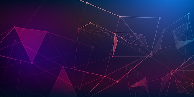 abstract backgroundtechnological background from polygons and lines