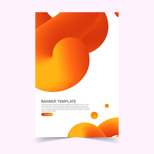 abstract banner background fluid style templates