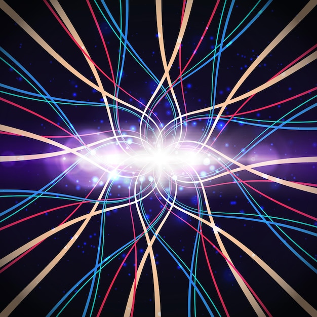 Abstract big data visualization