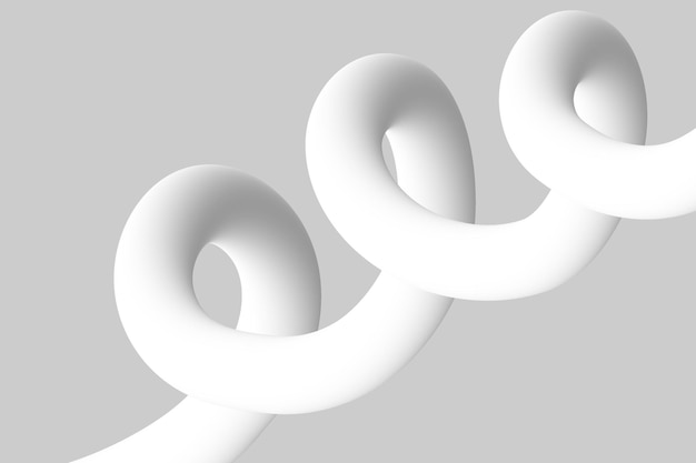 abstract black and white illustration of a spiral