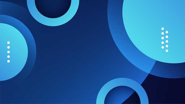 Abstract blue shapes background with simple and modern technology geometric pattern Vector abstract graphic design banner pattern presentation background web template