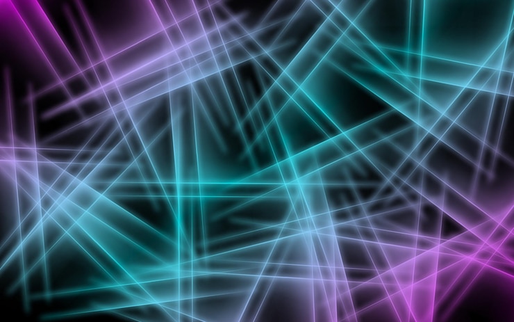 Vector abstract bokeh background lighting effect
