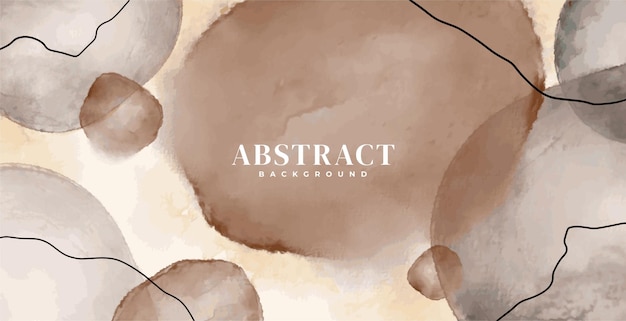 abstract brown watercolor background suitable for decoration wall decoration posters banners and so on