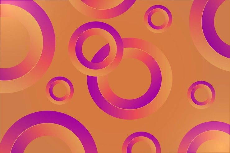 Vector abstract circles background