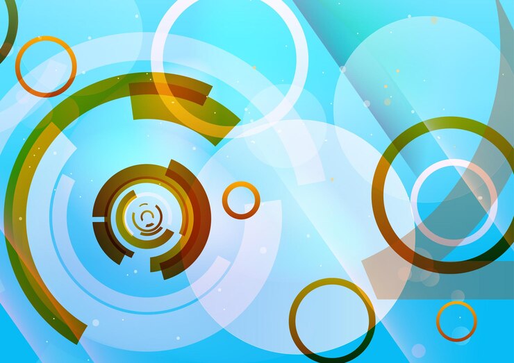 Vector abstract circular background