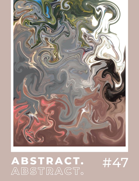 Abstract colorful and swirl marble background template copy space for poster banner or presentation